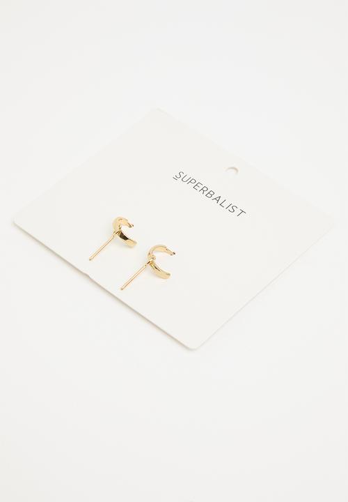 Superbalist - Rita hoop earrings - gold