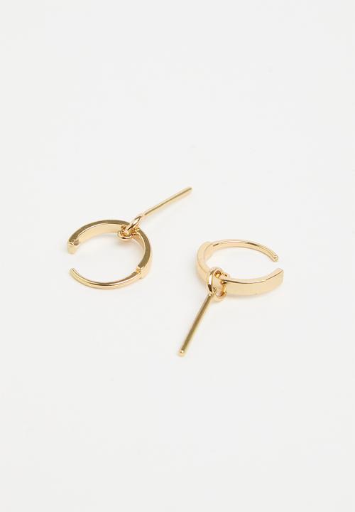Superbalist - Rita hoop earrings - gold