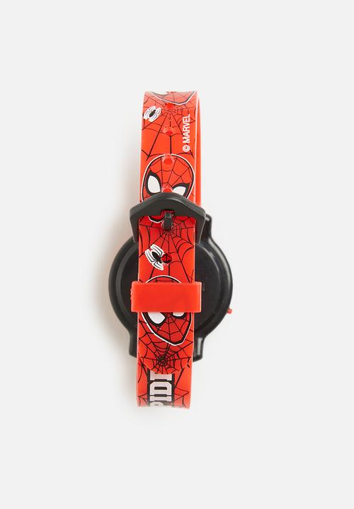 Character Group - Spiderman watch tin set - red & blue 