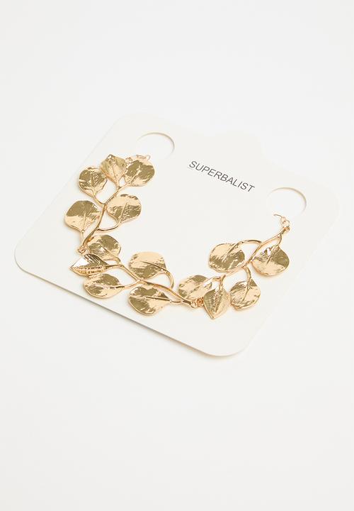 Superbalist - Flower pendant choker - gold