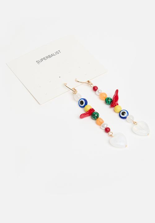 Superbalist - Laney statement earrings - multi