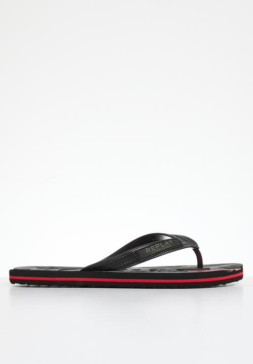 Replay - Maverik camo flip-flop - camo green
