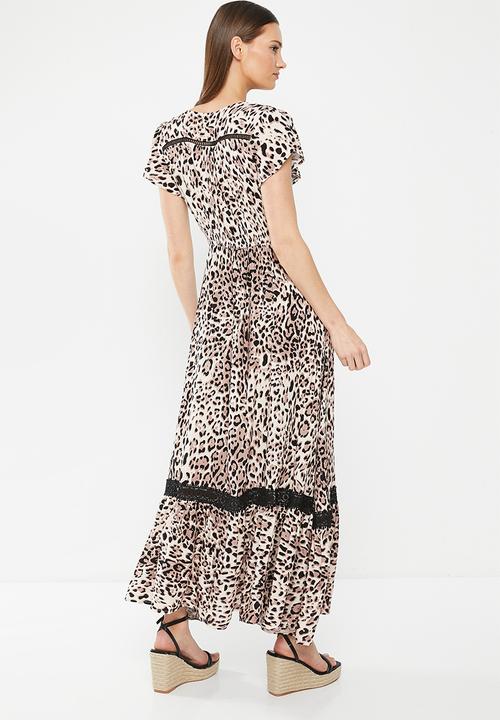 Stella Morgan - Animal Printed Maxi Dress - Beige