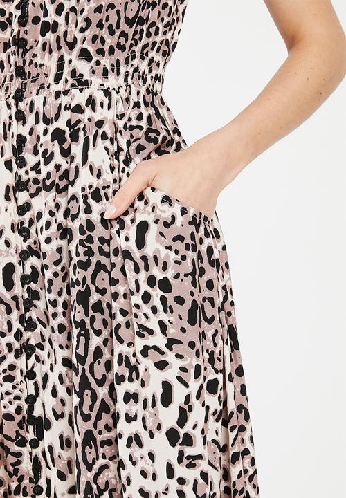 Stella Morgan - Animal Printed Maxi Dress - Beige