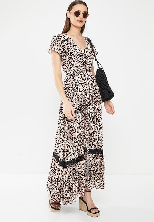 Stella Morgan - Animal Printed Maxi Dress - Beige