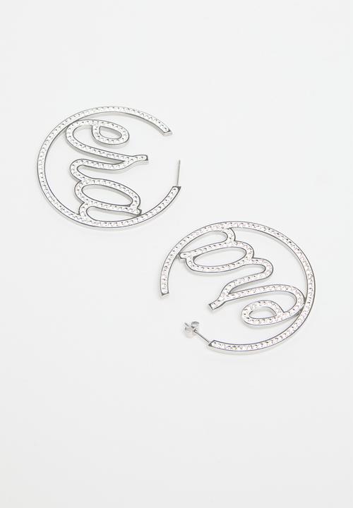 ERA by DJ Zinhle - Era Luxe Hoop Earrings - Silver