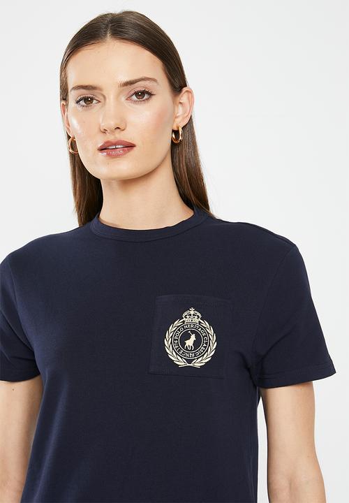 POLO - Taylor Crested Tee - Navy