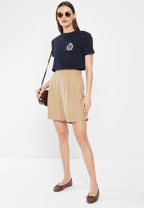 POLO - Taylor Crested Tee - Navy