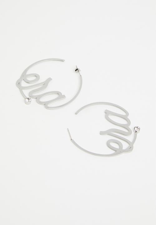 ERA by DJ Zinhle - Era Logo Hoops - Silver