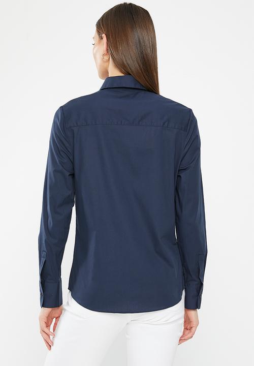 POLO - Jamie Ls Shirt - Navy