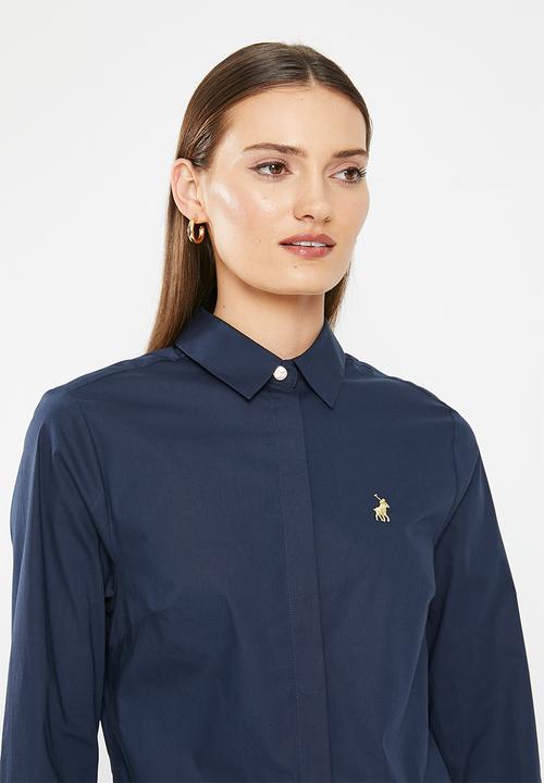 POLO - Jamie Ls Shirt - Navy