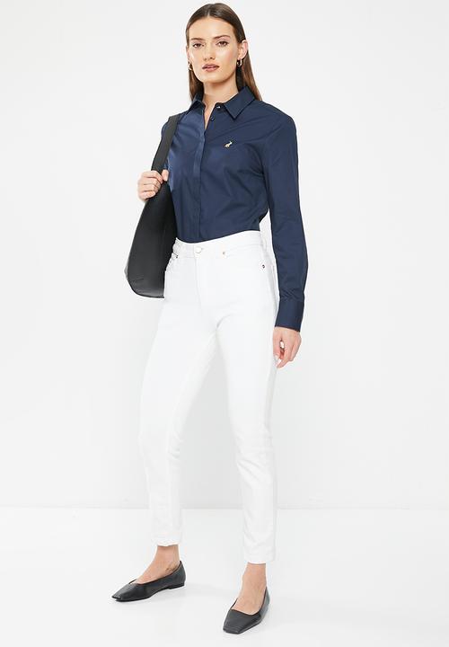 POLO - Jamie Ls Shirt - Navy