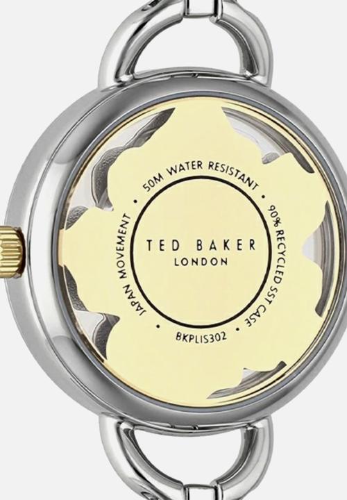 Ted Baker - Recycled sst watch - silver & gold 