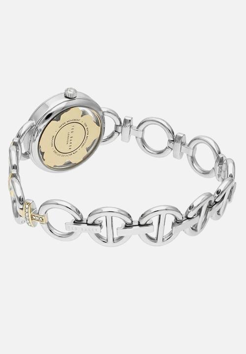 Ted Baker - Recycled sst watch - silver & gold 