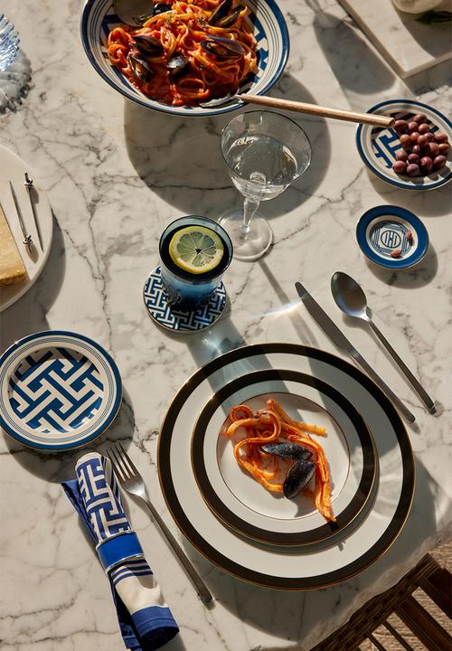 H&M - 2-pack napkin rings - bright blue 
