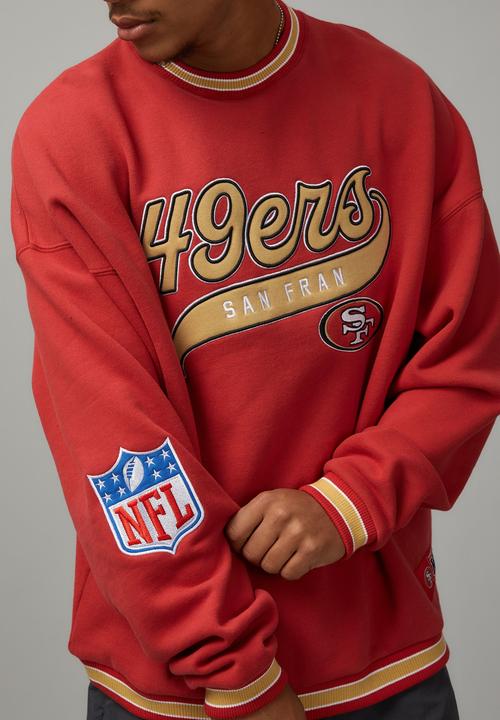Factorie - Nfl baggy crew - lcn nfl vintage red/49ers script