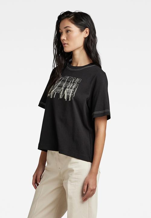 G-STAR - Threads gr boxy r t wmn - dk black