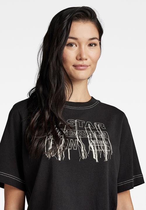 G-STAR - Threads gr boxy r t wmn - dk black