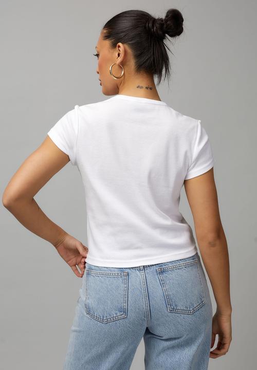 Factorie - Slim fit tee - white