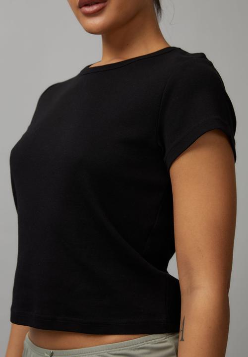 Factorie - Slim fit tee - black