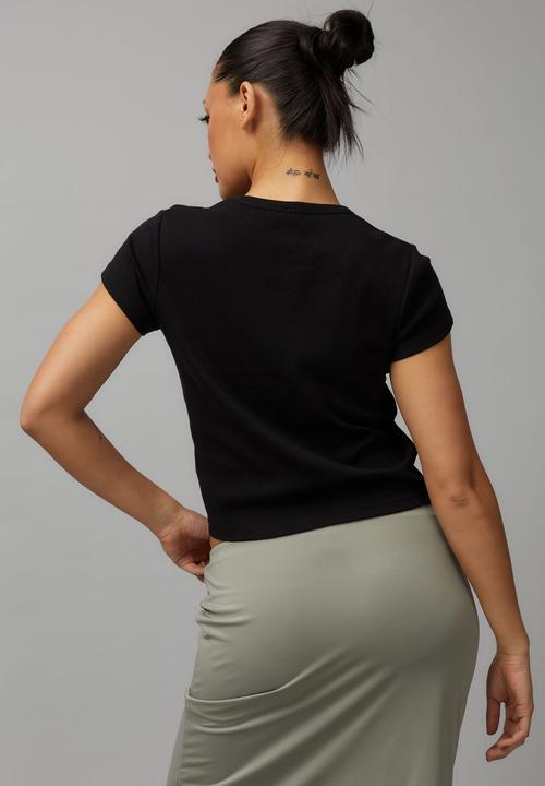 Factorie - Slim fit tee - black