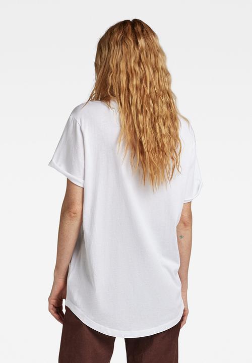 G-STAR - Lash Fem Loose s\s Top Wmn - White