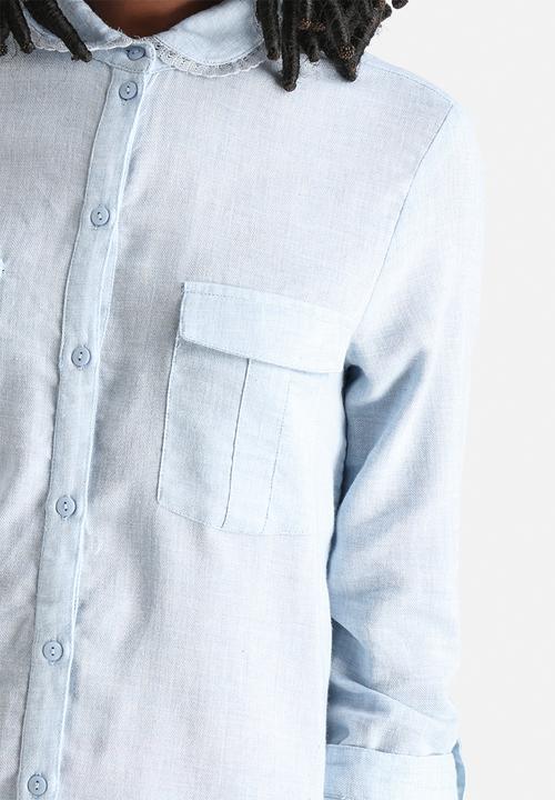 Vero Moda - Emily 3/4 Round Collar Shirt