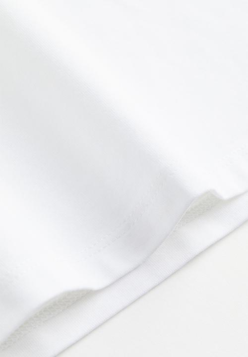 H&M - Fitted T-shirt - white