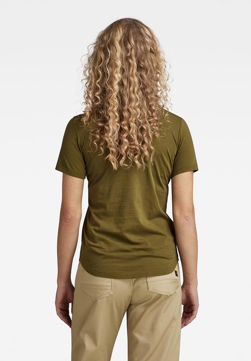 G-STAR - RAW. slim r t women - dark olive