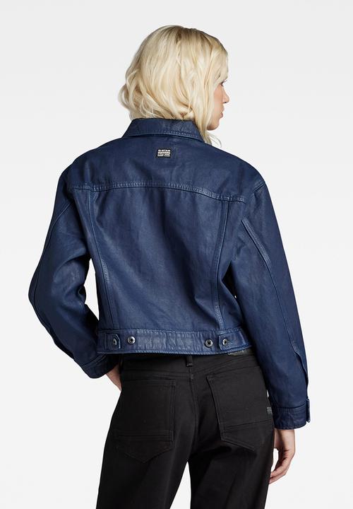 G-STAR - Cropped utility jacket - luna blue cobler