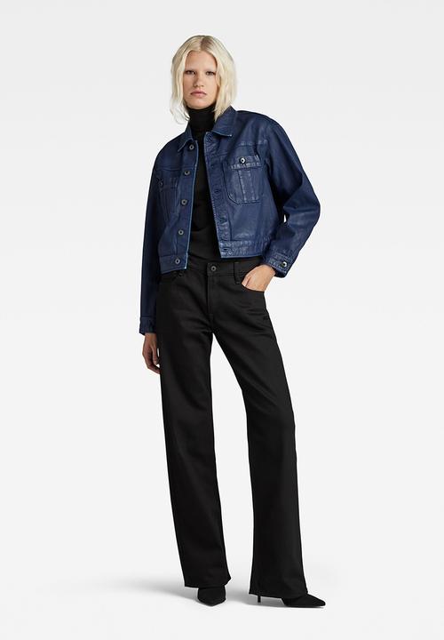 G-STAR - Cropped utility jacket - luna blue cobler