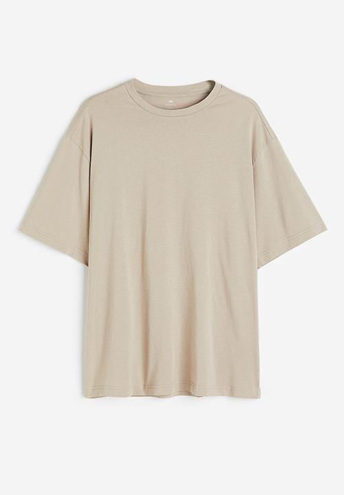 H&M - Relaxed fit T-shirt - greige