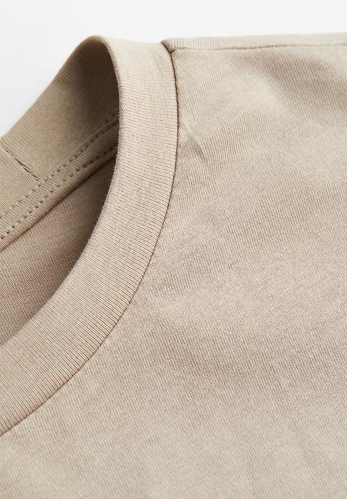 H&M - Relaxed fit T-shirt - greige