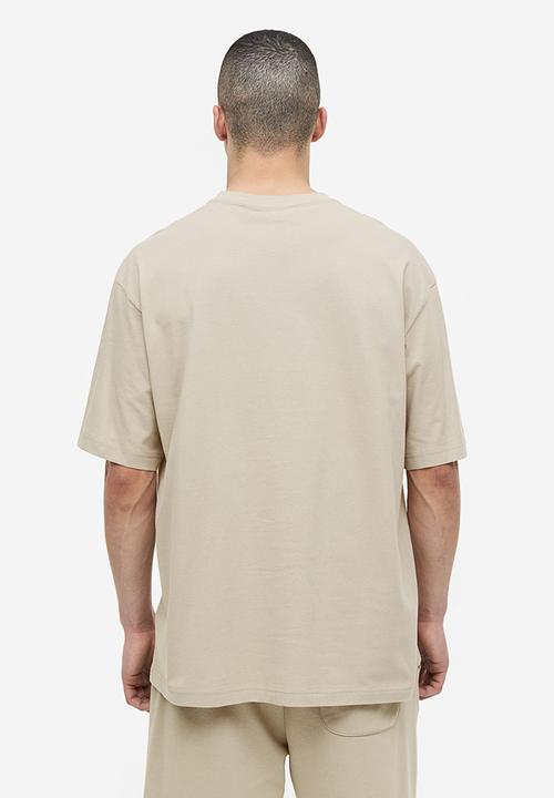H&M - Relaxed fit T-shirt - greige