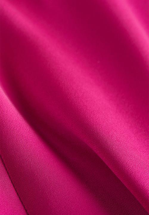 H&M - Frill-trimmed mini dress - fuchsia