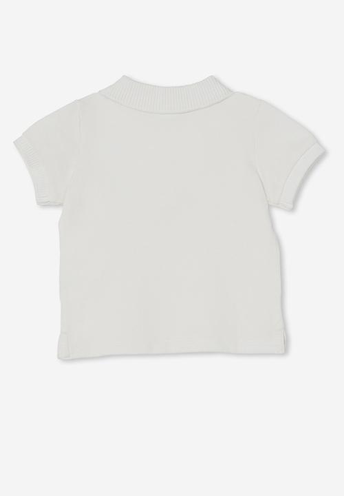 Cotton On - Pace polo tee - vanilla