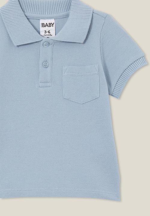 Cotton On - Pace polo tee - dusty blue