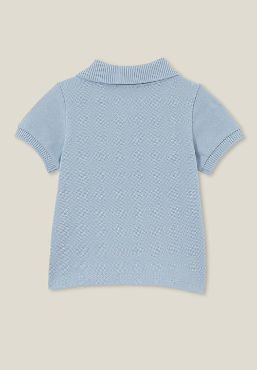 Cotton On - Pace polo tee - dusty blue