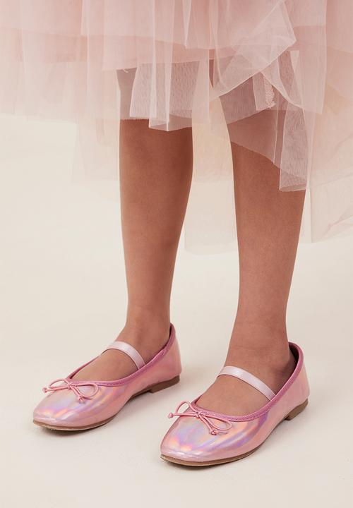 Cotton On - Olivia ballet flat - pink holographic