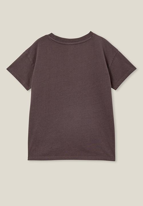 Cotton On - Poppy short sleeve print tee - phantom/west coast eagle