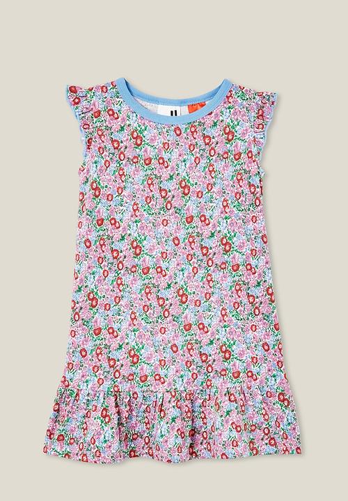 Cotton On - Maltilda short sleeve flutter nightie - vanilla/libby floral