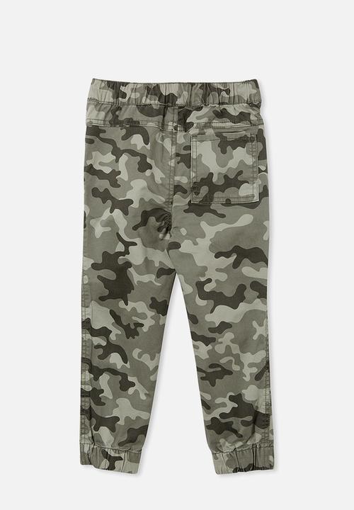 Cotton On - Will cuffed chino pant - camo