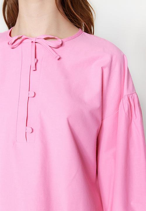 Trendyol - Modest tunic shirt - pink