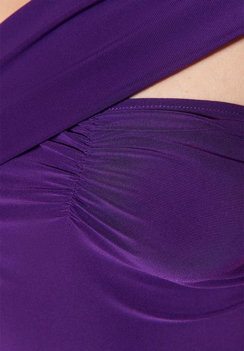 Trendyol - Assym cross over bodysuit - purple