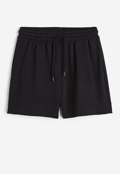 H&M - Sweatshirt shorts - black