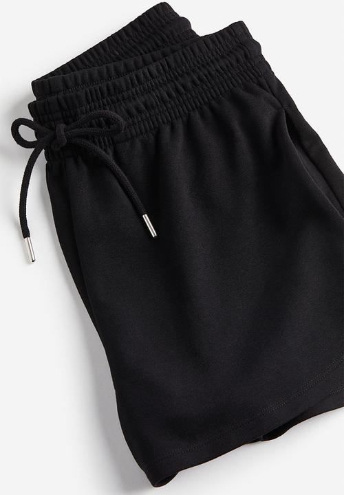 H&M - Sweatshirt shorts - black