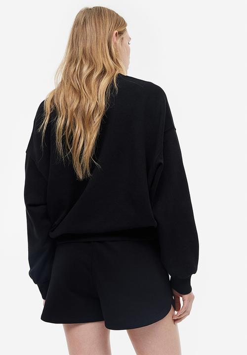 H&M - Sweatshirt shorts - black
