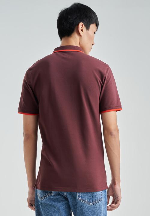 Levi’s® - Ama hm polo - quarter tipping decadent chocolate