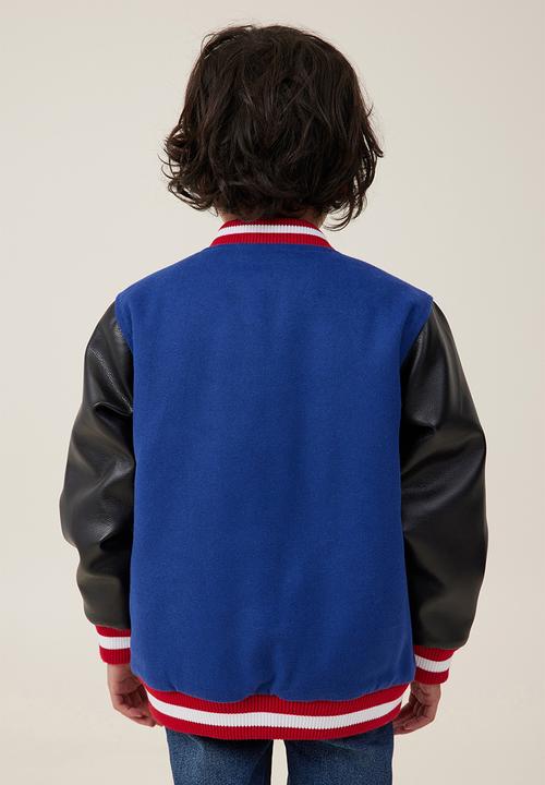 Cotton On - License bomber jacket - lcn mar in the navy/spiderman