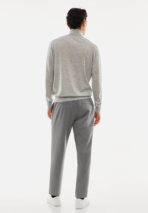 MANGO - Sweater willyt - light grey denim